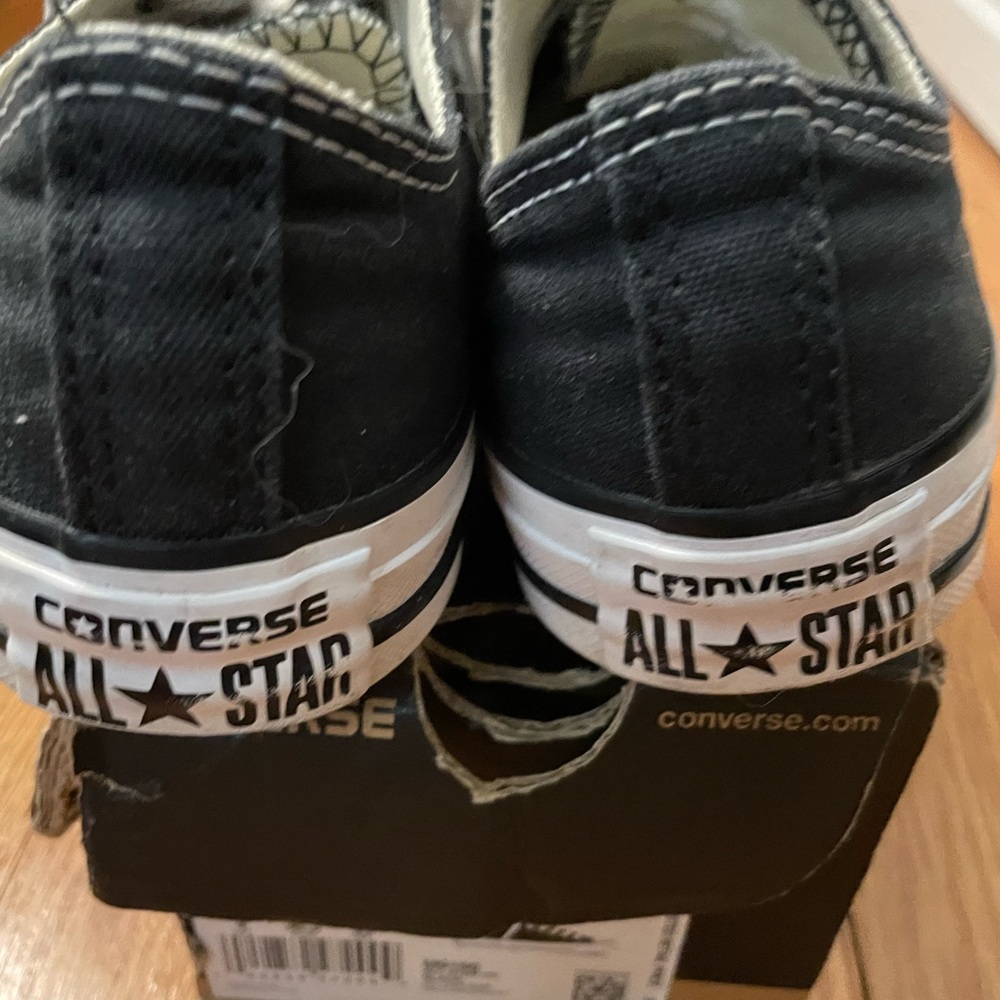 Converse All Star OX Black Sneaker - Picture 6 of 7